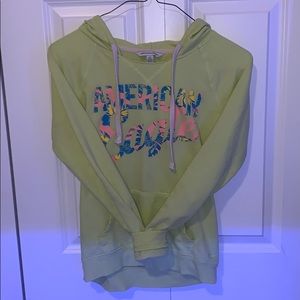 American eagle small lemon lime hoodie